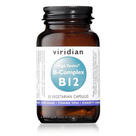 Viridian - Twelve Vitamina B12 BComplex - 90 Caps