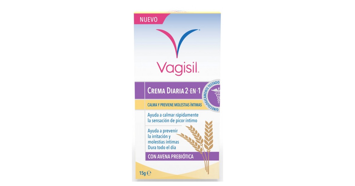 Vagisil - Crema diaria 2 en 1