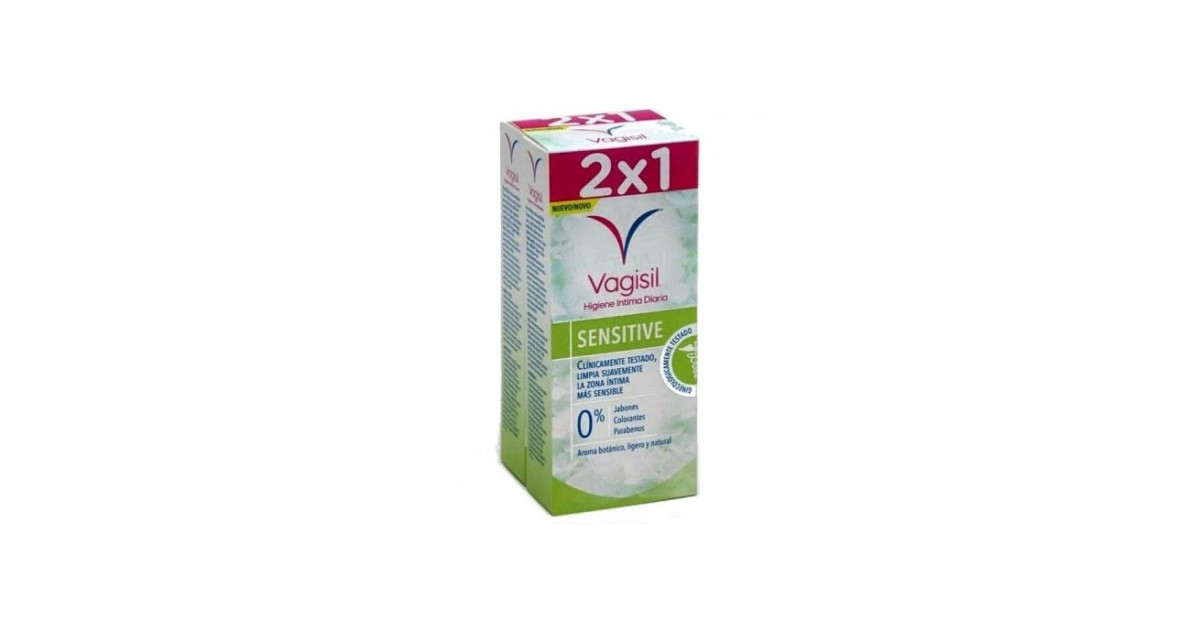 Vagisil - Gel Higiene Íntima - Sensitive - 250ml - 2 uds