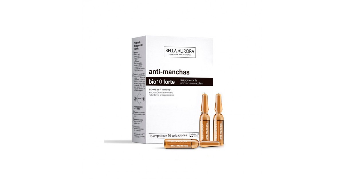Bella Aurora - Bio10 Forte - Tratamiento Anti-Manchas Intensivo - 15 ampollas