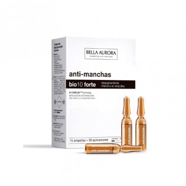 Bella Aurora - Bio10 Forte - Tratamiento Anti-Manchas Intensivo - 15 ampollas