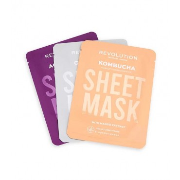 Revolution Skincare - Pack de 3 mascarillas para pieles mixtas