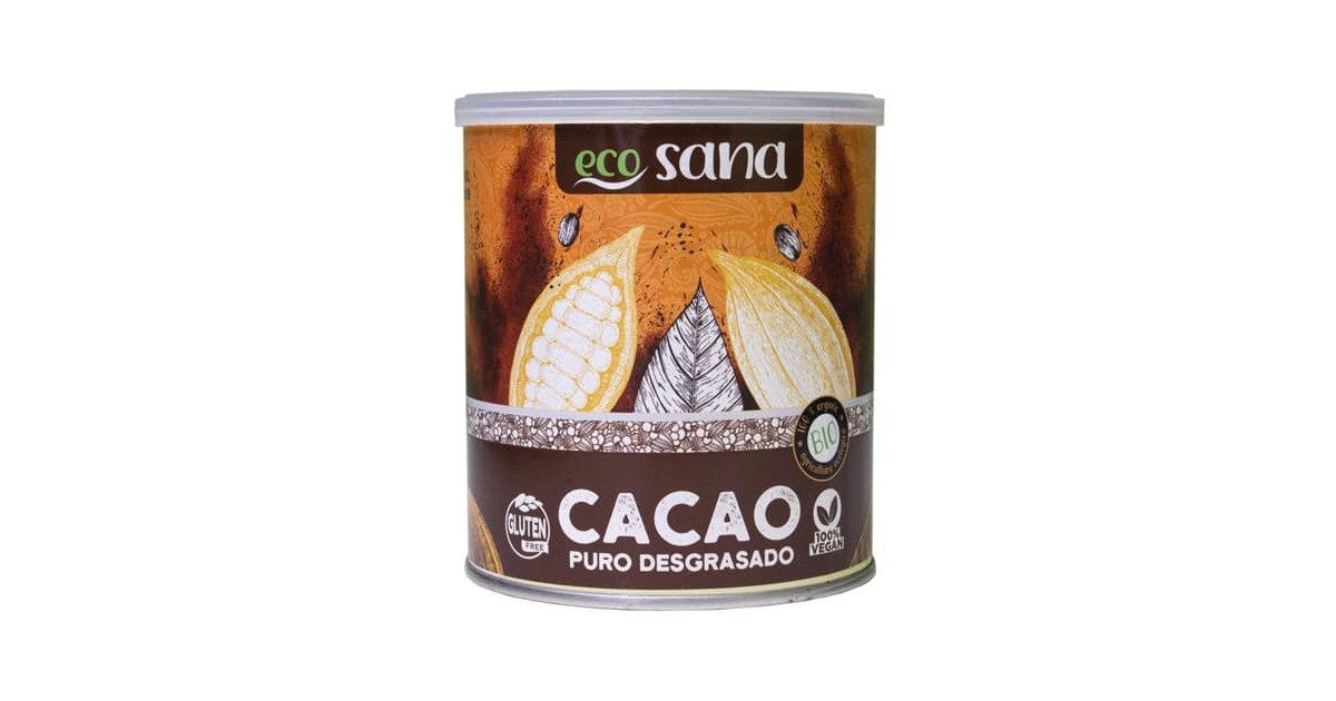 Cacao Puro Desgrasado - EcoSana - 275gr