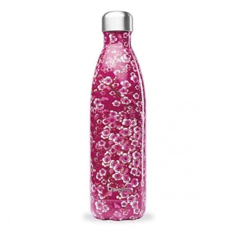 Botella Isotérmica Acero Inoxidable - Flores Rosas