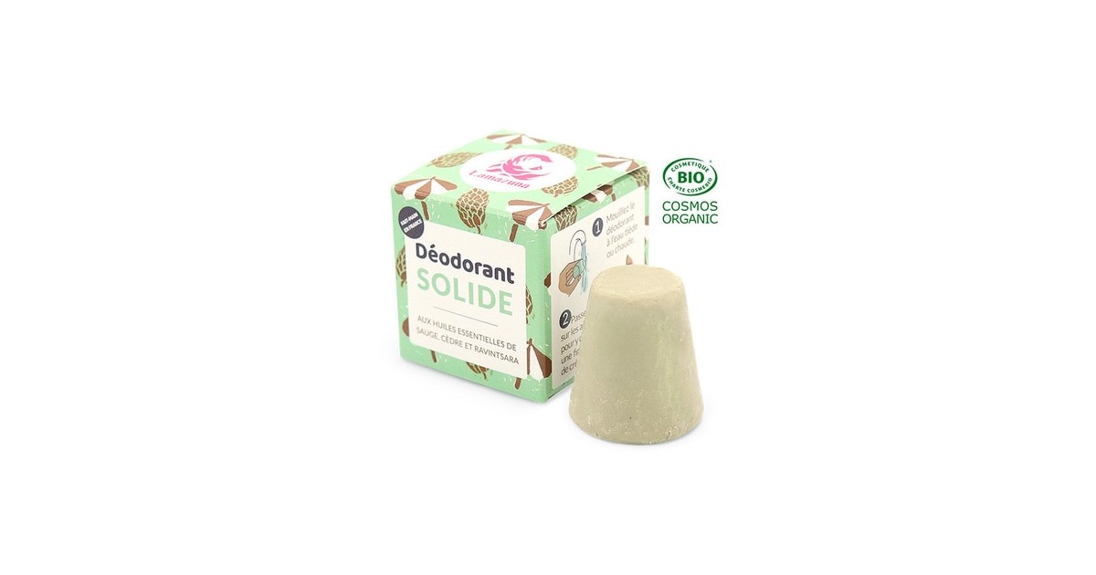 Desodorante Sólido - Amaderado con Salvia y Cedro