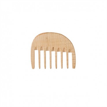 Peine de madera para cabello rizado