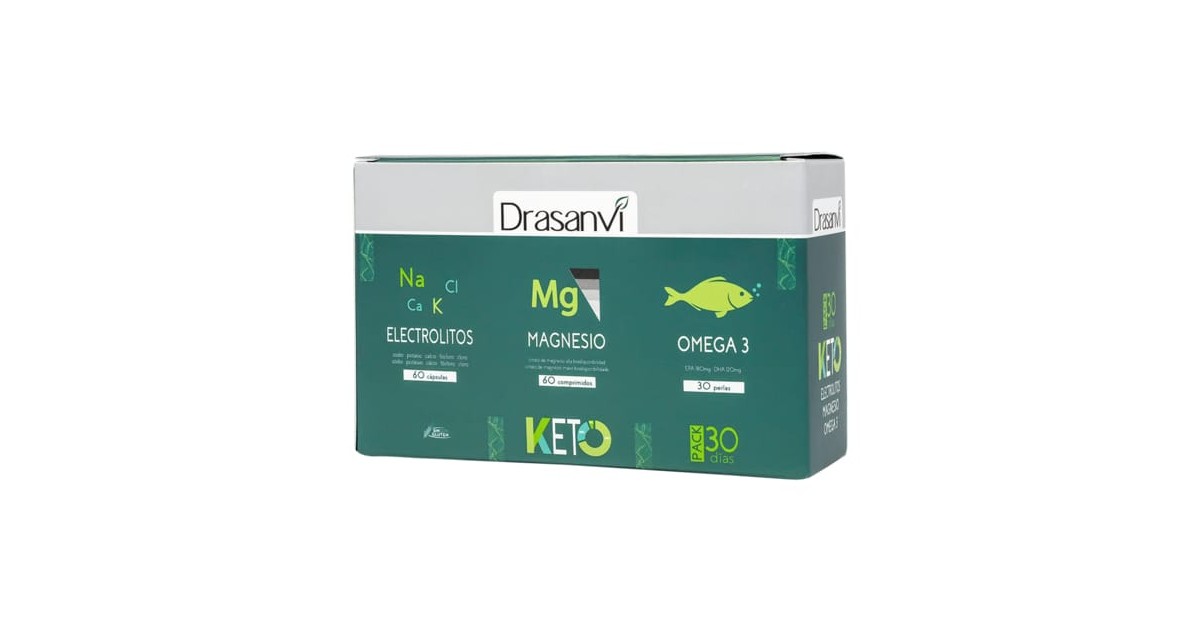 KETO - Pack Electrolitos, Magnesio y Omega 3
