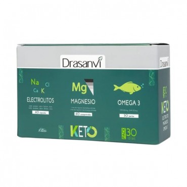 KETO - Pack Electrolitos, Magnesio y Omega 3