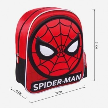 Mochila Infantil 3D Con Accesorios - Spiderman