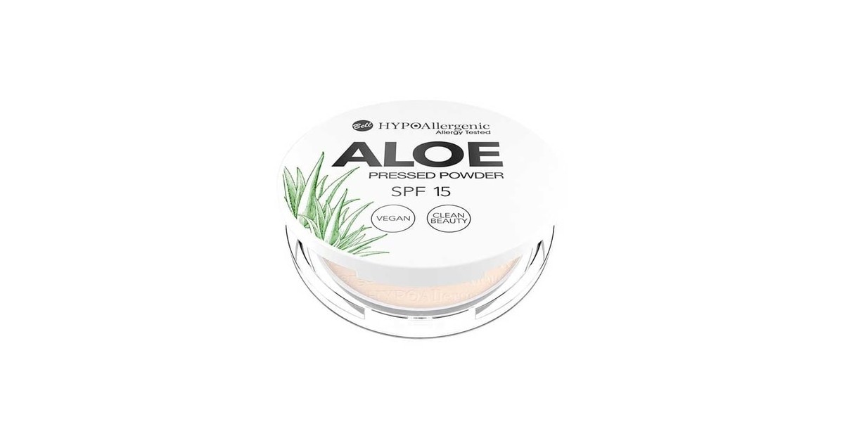 Aloe - Polvos Compactos Hipoalergénicos SPF15 - 01: Cream