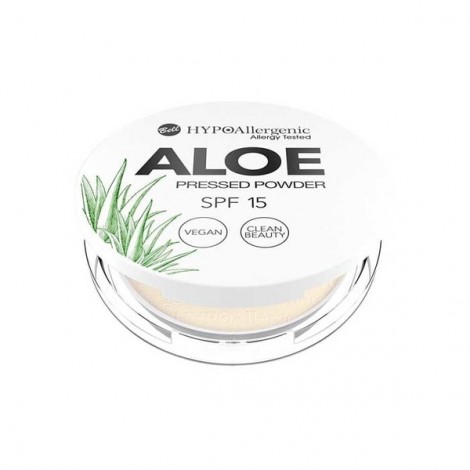 Aloe - Polvos Compactos Hipoalergénicos SPF15 - 02: Vainilla