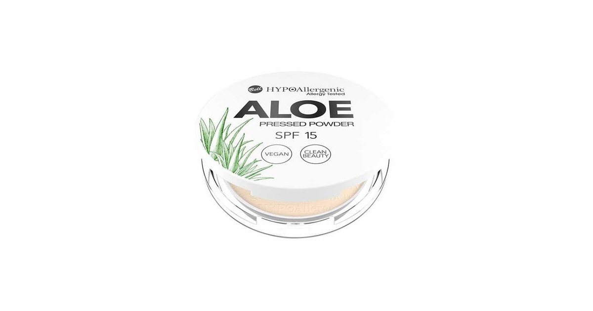 Aloe - Polvos Compactos Hipoalergénicos SPF15 - 03: Natural