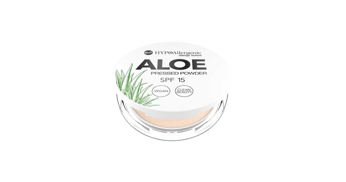 Aloe - Polvos Compactos Hipoalergénicos SPF15 - 04: Honey