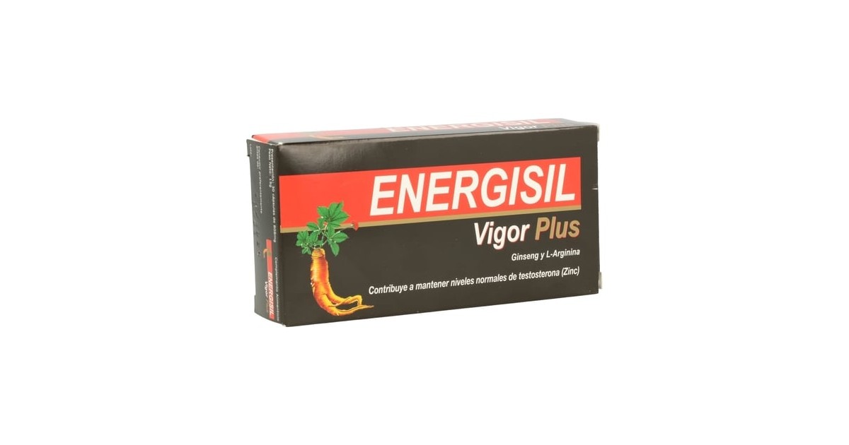 Vigor Plus - Ginseng, L-Arginina, Zinc y Vitaminas