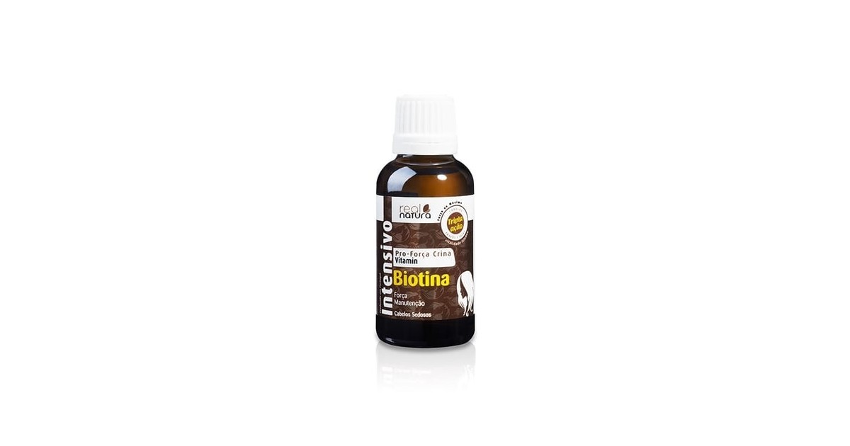 Real Natura - Vitamina Biotina + Aceite de Ricino - 30ml