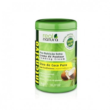 Real Natura - Crema de peinado para rizos nutridos - Extra Coco - 1Kg