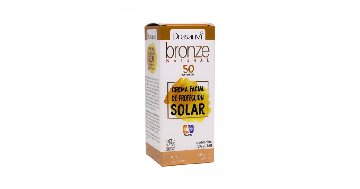 Drasanvi - Crema Facial de Protección solar - SPF50 - 50ml