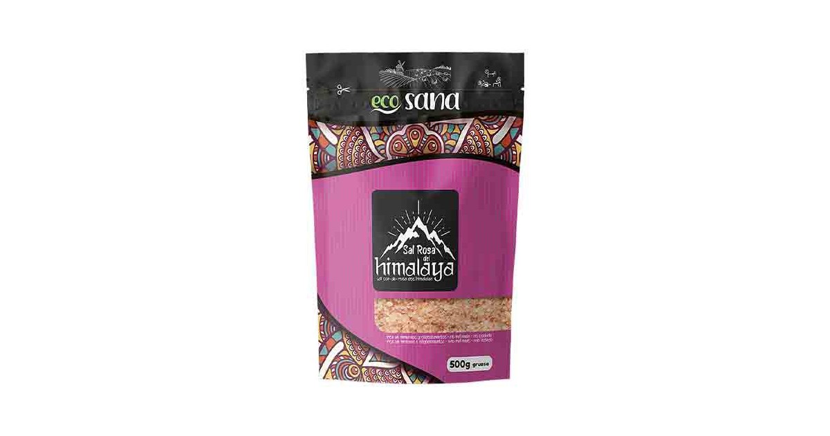 Ecosana - Sal rosa del Himalaya Gruesa - 500gr