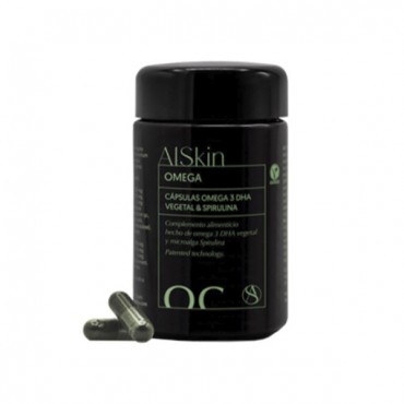 Alskin - Omega 3 DHA Vegetal y Spirulina - 60 cápsulas