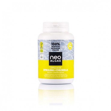Neo Algae - Cápsula de Spirulina + Chlorella - 120uds