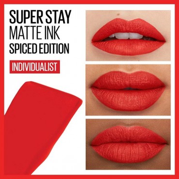 Maybelline - Labial Líquido SuperStay Matte Ink Coffee Edition - 320 Individualist