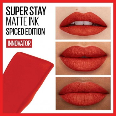 Maybelline - Labial Líquido SuperStay Matte Ink Spiced Edition - 330 Innovator