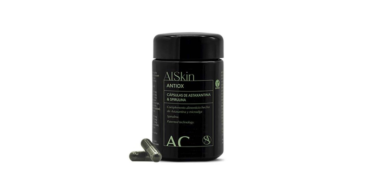 Alskin - Antiox - Astaxantina y Sprirulina - 60 cáps