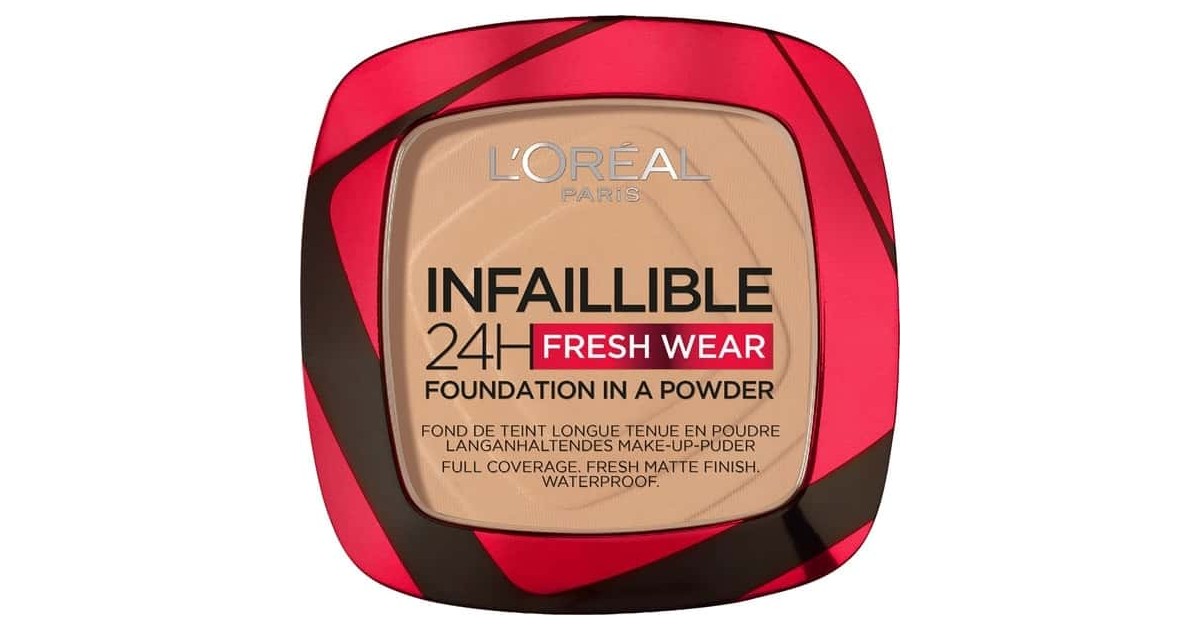L'Oréal París - Base de maquillaje en polvo - Infalible 24H Fresh Wear -  140 Golden Beige