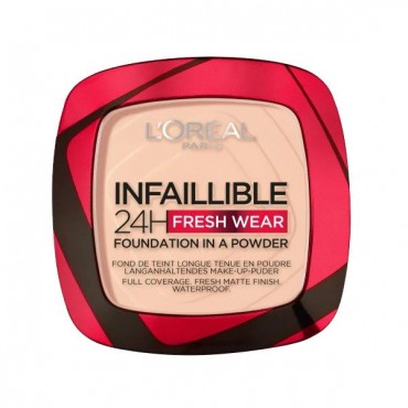 L'Oréal París - Base de maquillaje en polvo - Infalible 24H Fresh Wear -  180 Rose Sand