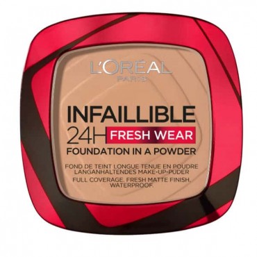 L'Oréal París - Base de maquillaje en polvo - Infalible 24H Fresh Wear -  220 Sand