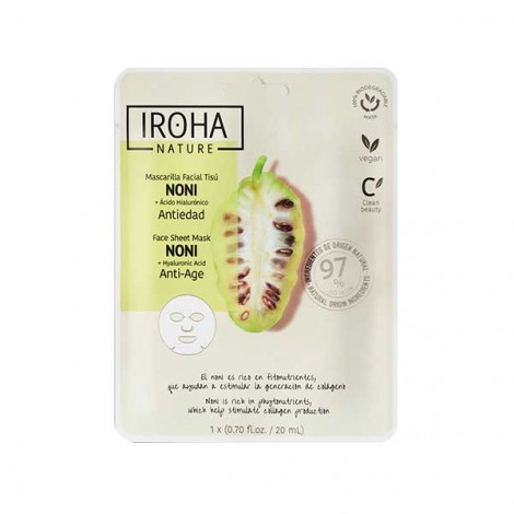 Iroha Nature - Mascarilla Antiedad - Natural Extracts - Noni+ AH