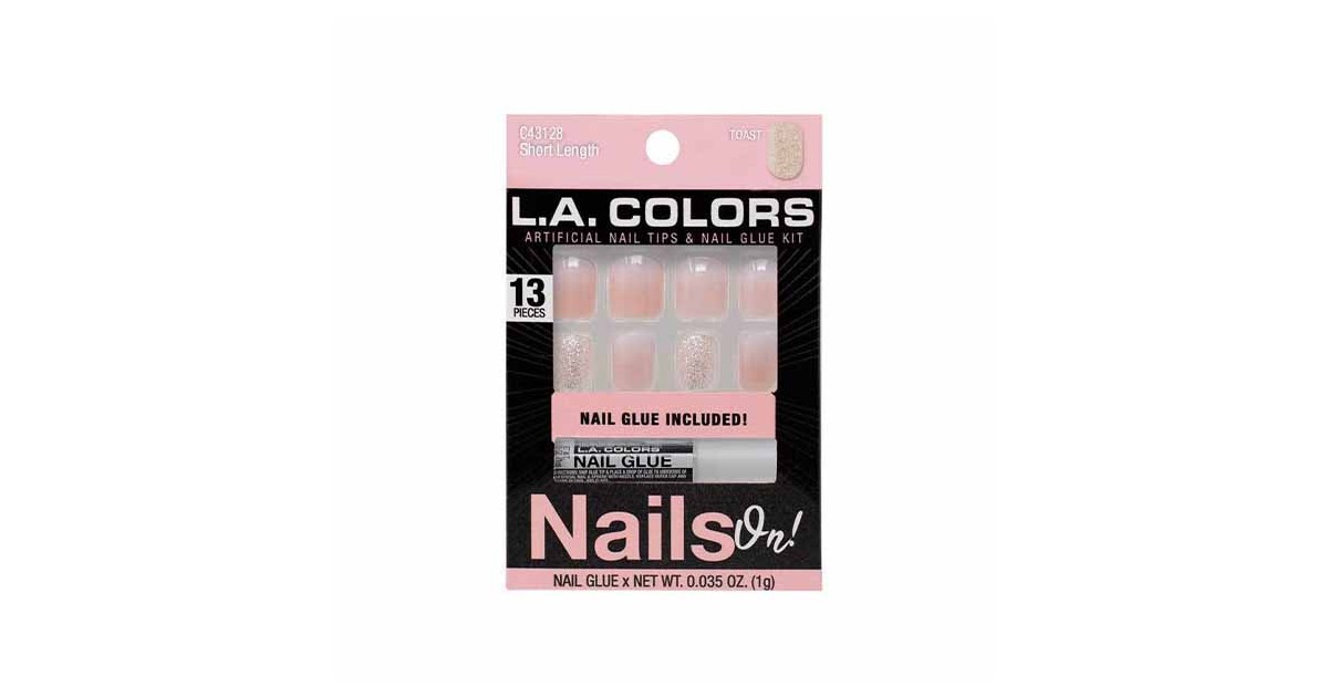 L.A Colors - Uñas Postizas - Nails On! - Toast
