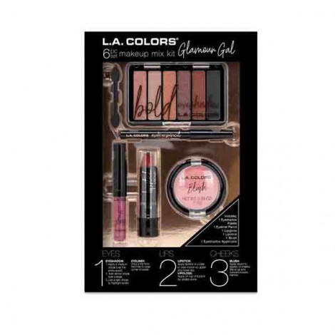 L.A Colors - Set Maquillaje - 6 piezas - Glamour Gal