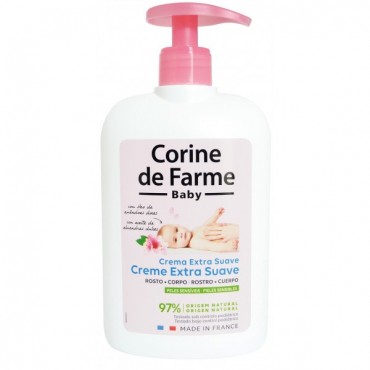 Corine de Farme Baby - Crema Extra Suave Cuerpo y Rostro - Pieles Sensibles - 500ml