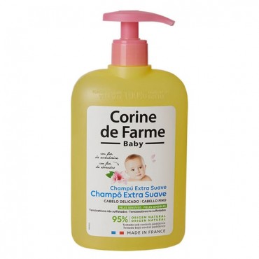 Corine de Farme - Champú Extra Suave Bebé - Pelo Fino y Delicado - 500ml