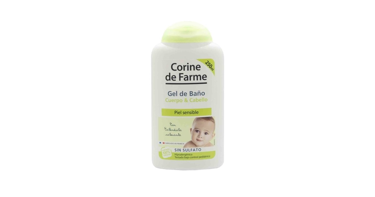 Corine de Farme - Gel de Baño Cuerpo y Cabello del Bebé - 250ml