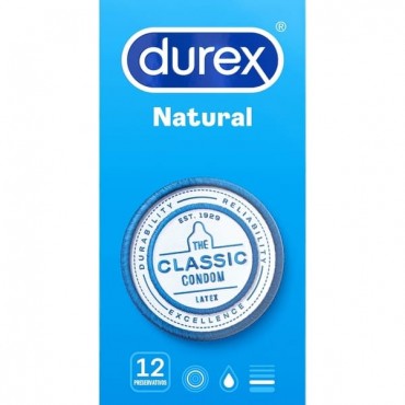 Durex - Preservativos Natural Confort - 12 unidades