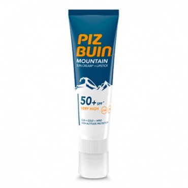 Piz Buin - Protector Solar Facial + Stick Labial SPF50+ - Mountain - 20ml