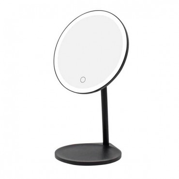 MQ Beauty - Espejo de tocador con luz LED regulable - Negro