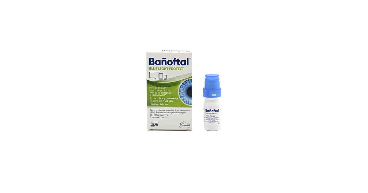 Bañoftal - Gotas Blue Protect Light  - Ácido Hialurónico
