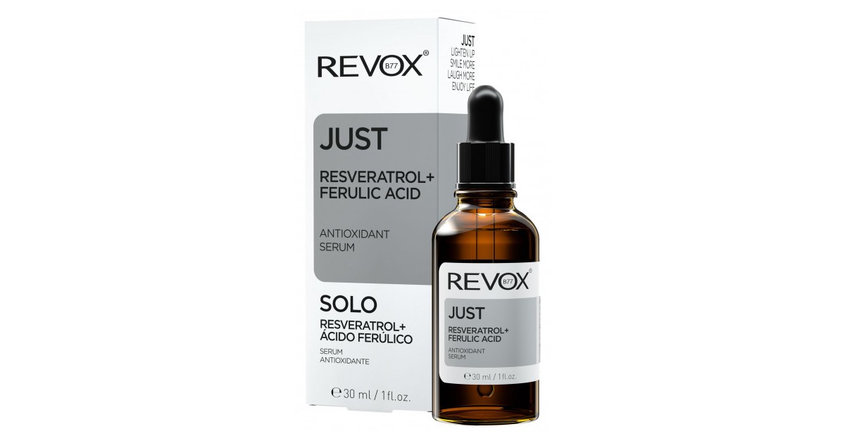 Just - Resvervatol + Ácido Ferúlico - Antioxidante - 30ml