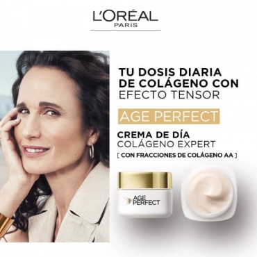 L'Oréal París - Age Perfect - Crema Día Colágeno - Efecto Tensor - 50ml
