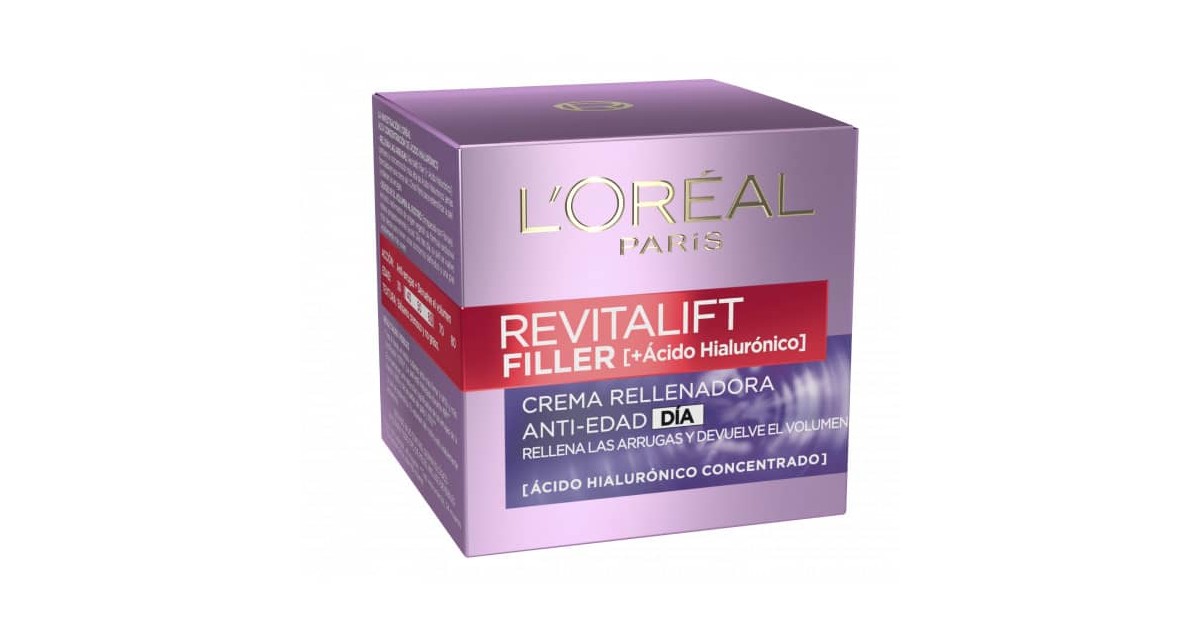 Revitalift Filler - Crema Día con Ácido Hialurónico - Antiedad - 50ml