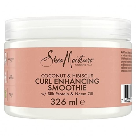 Shea Moisture - Crema de peinado para rizos - Coco & Hibisco - 326ml