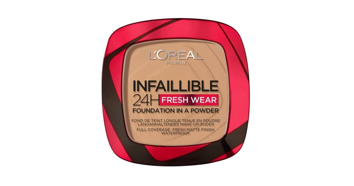 L'Oréal París - Base de maquillaje en polvo - Infalible 24H Fresh Wear -  300 Amber