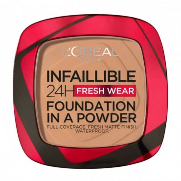 L'Oréal París - Base de maquillaje en polvo - Infalible 24H Fresh Wear -  260 Golden Sun