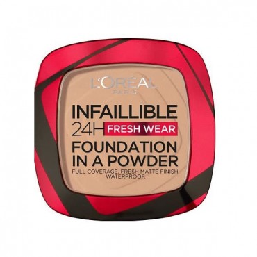 L'Oréal París - Base de maquillaje en polvo - Infalible 24H Fresh Wear -  120 Vanille