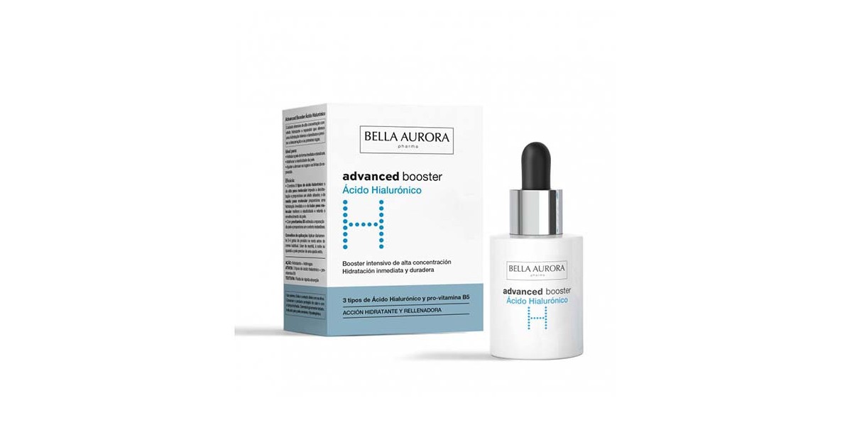 Bella Aurora - Advanced Booster - Ácido Hialurónico - Hidratante y Anti-arrugas - 30ml