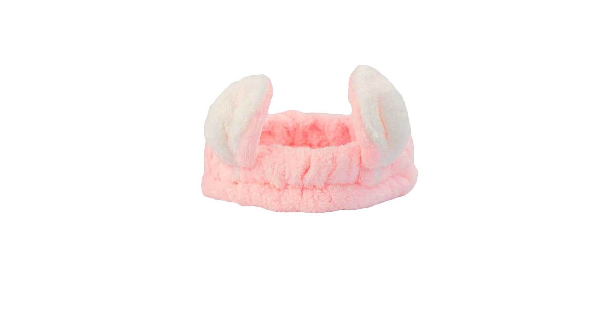 Bell Cosmetics - Diadema de orejas de conejo - Rosa