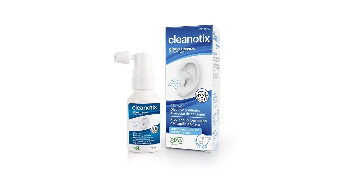 Cleanotix - Elimina cerumen en spray - 30ml
